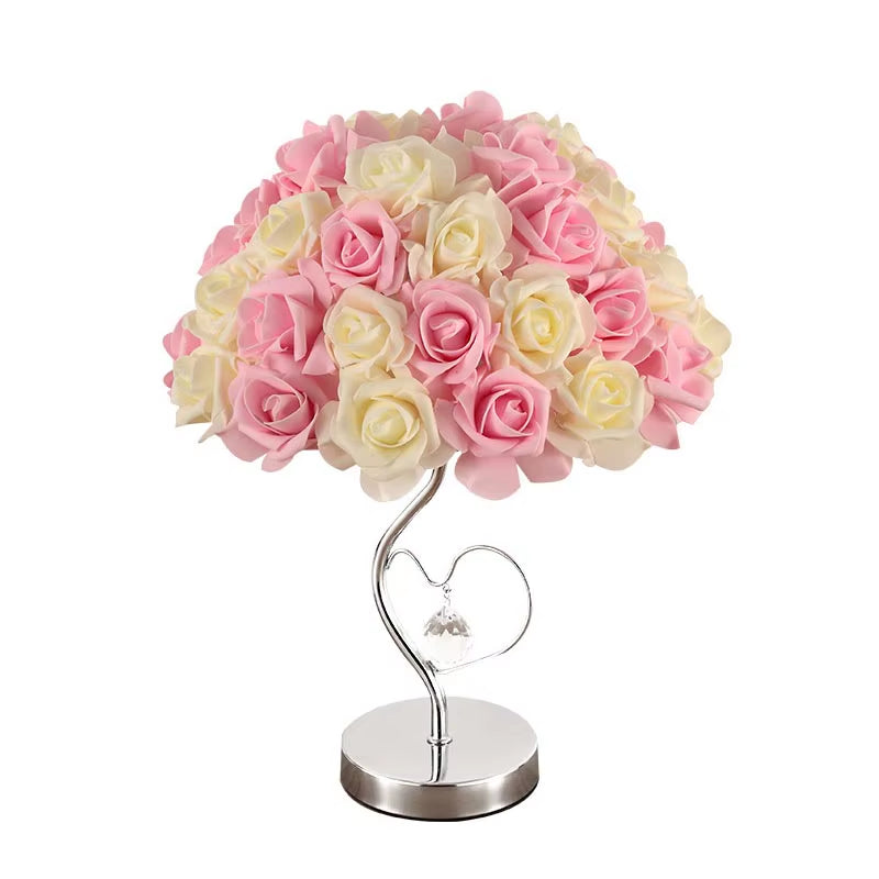  Roses Flower Table Lamp for Valentine'S Day Gift  