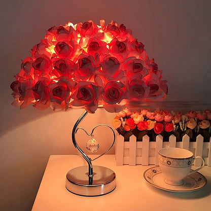  Roses Flower Table Lamp for Valentine'S Day Gift  