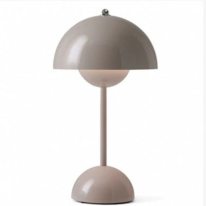 Nordic Flower Bud Led Table Lamp Night Light Mushroom Modern Table Lamps Bedside Wedding Room Desk Simple Decoration Bedroom